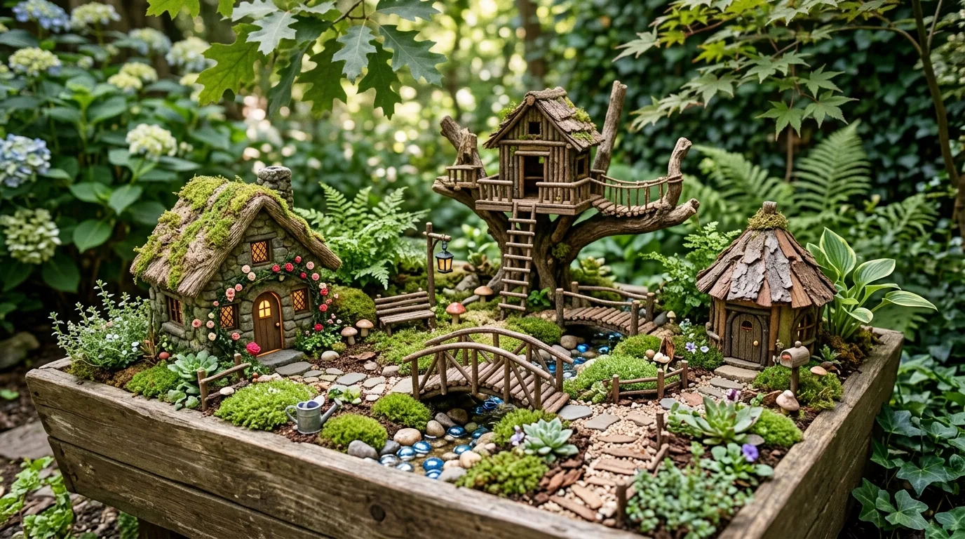 Layered Plant Heights Around Mini Features